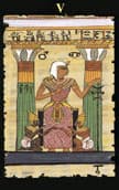 tarot egipcio El Sumo Sacerdote