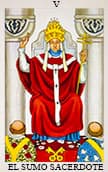 tarot gratis El Sumo Sacerdote