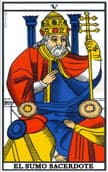 tarot de marsella El Sumo Sacerdote